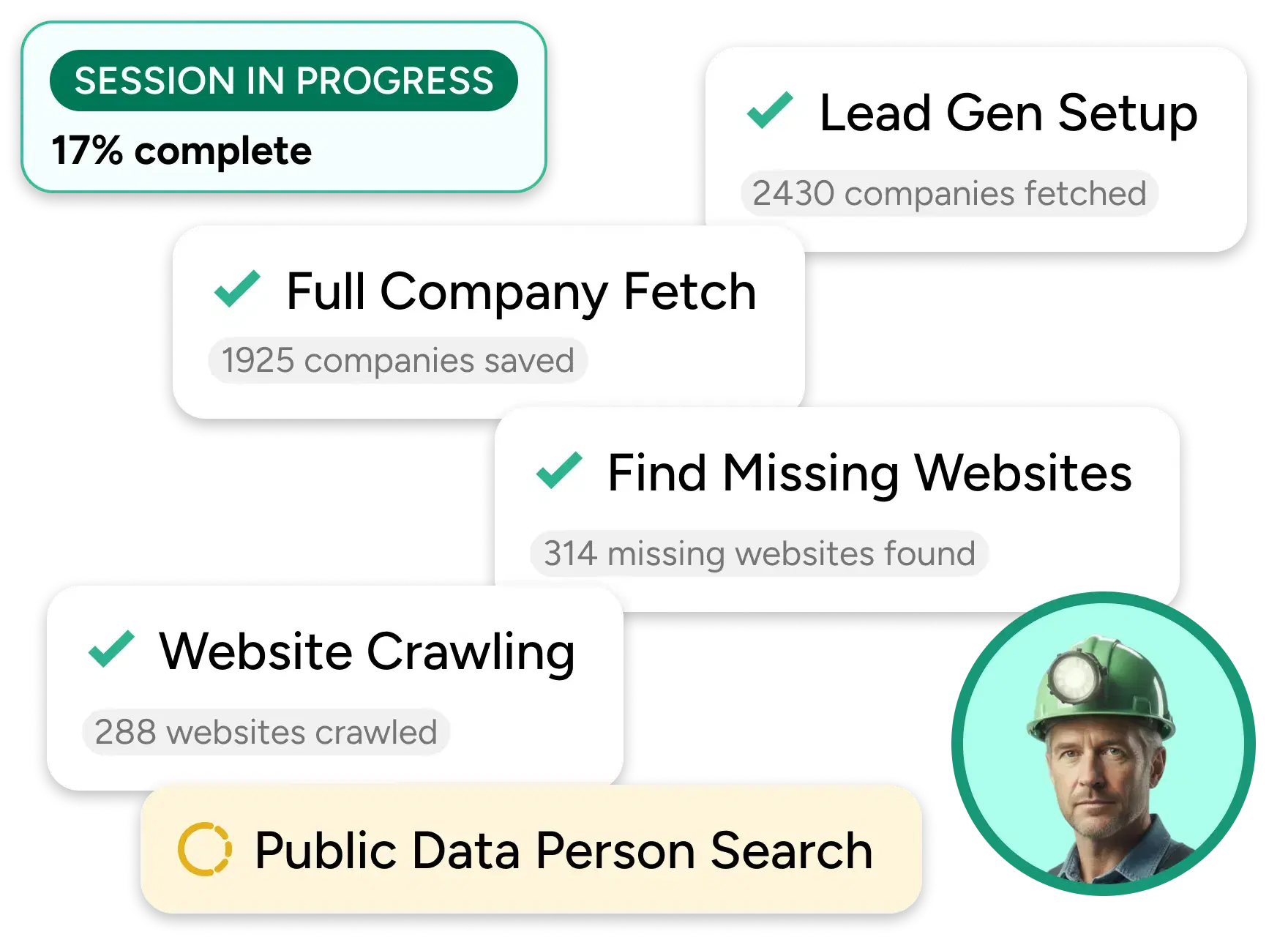 SPONA mining sequence begins